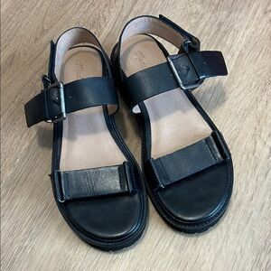 Madewell Black Sandals Size 8.5